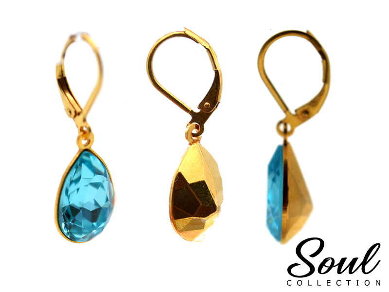 Ohrhänger "Tropfen" golded