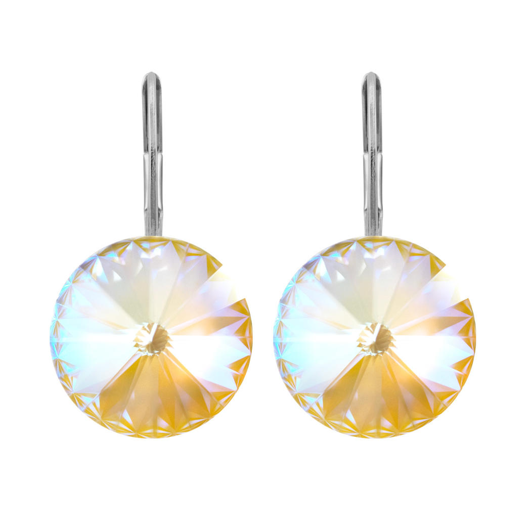 Ohrhänger Glamira mit Premium Crystal in Ochre Delite