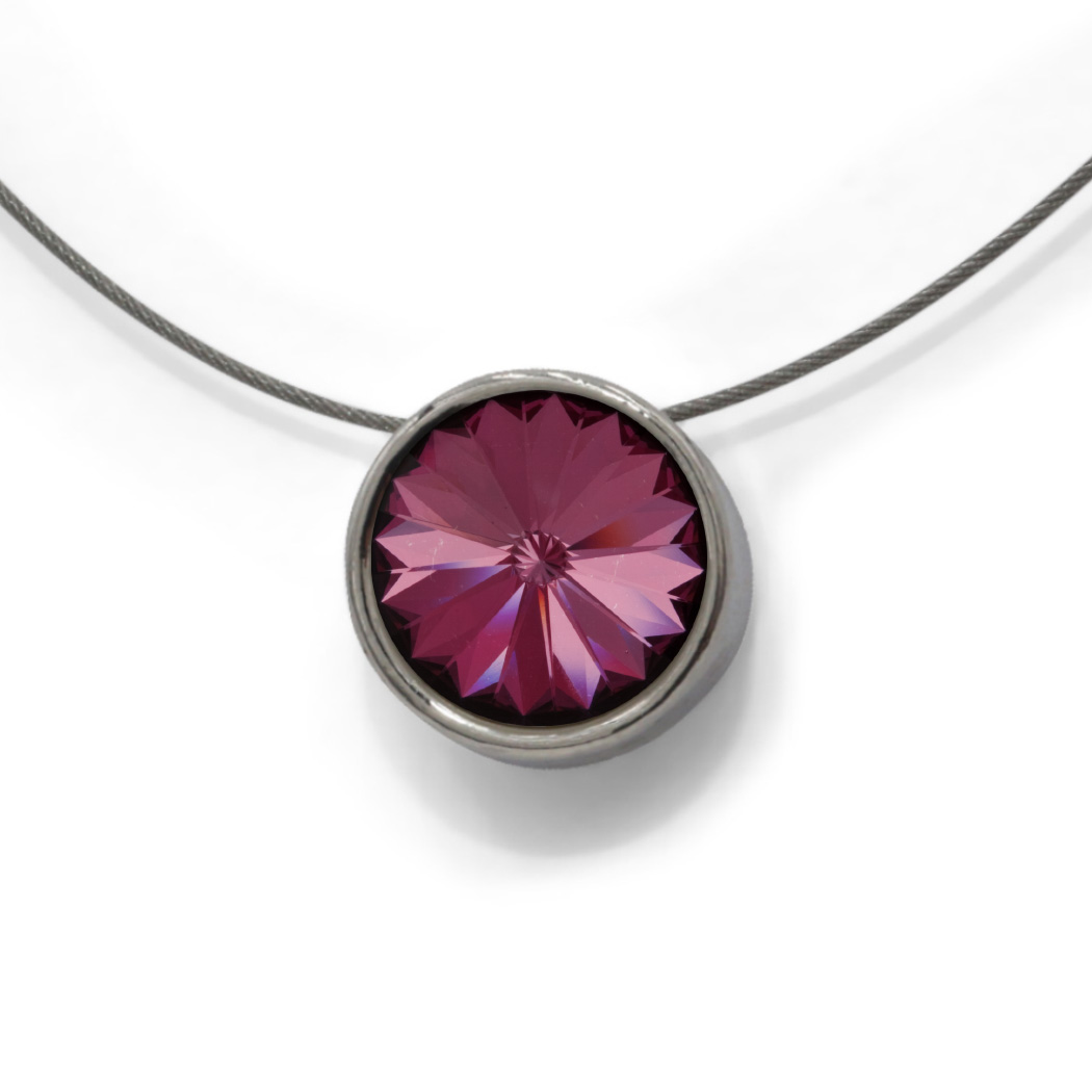 Collier Elegance  mit Premium Crystal in Antique Pink