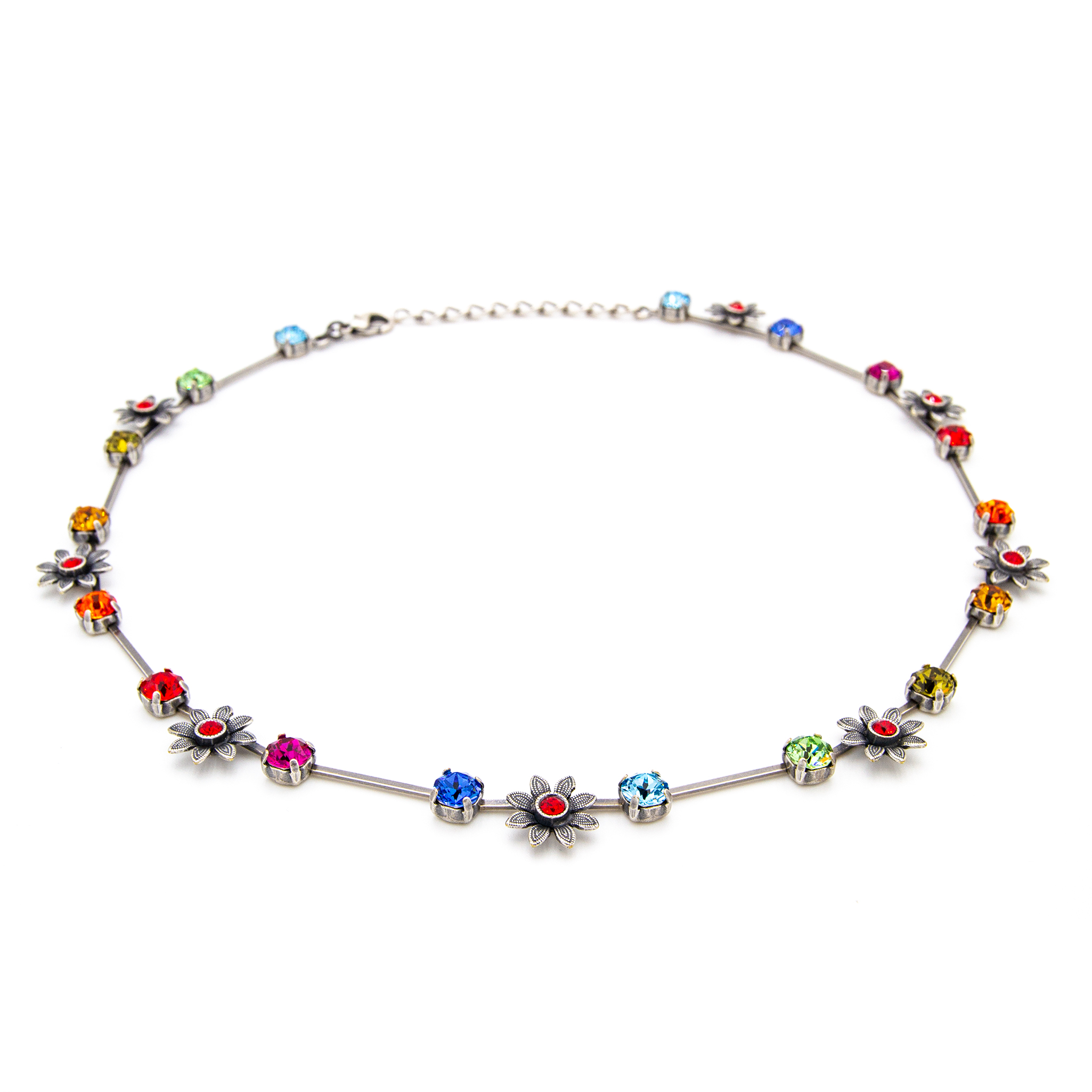 Collier Blüte Flavia mit Premium Crystal