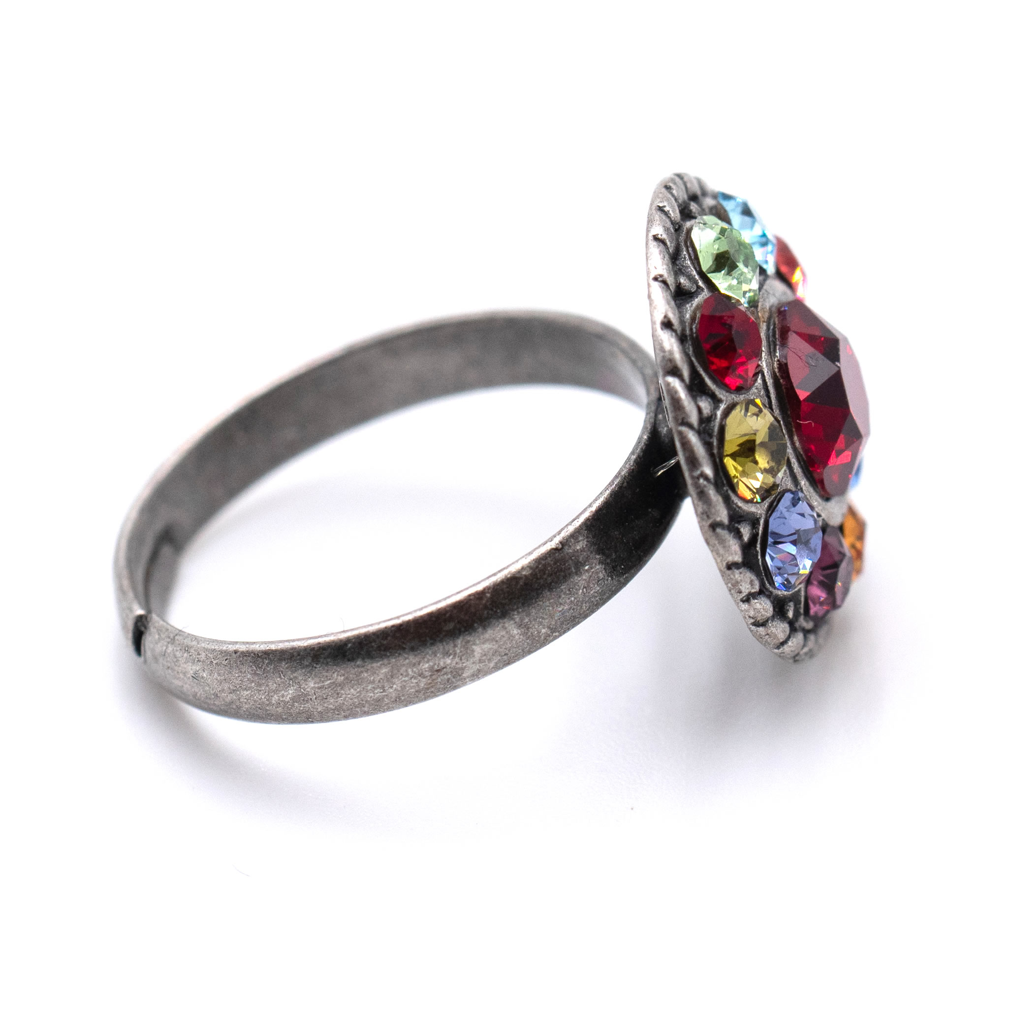 Ring Natalie mit Premium Crystal in Multi / Siam