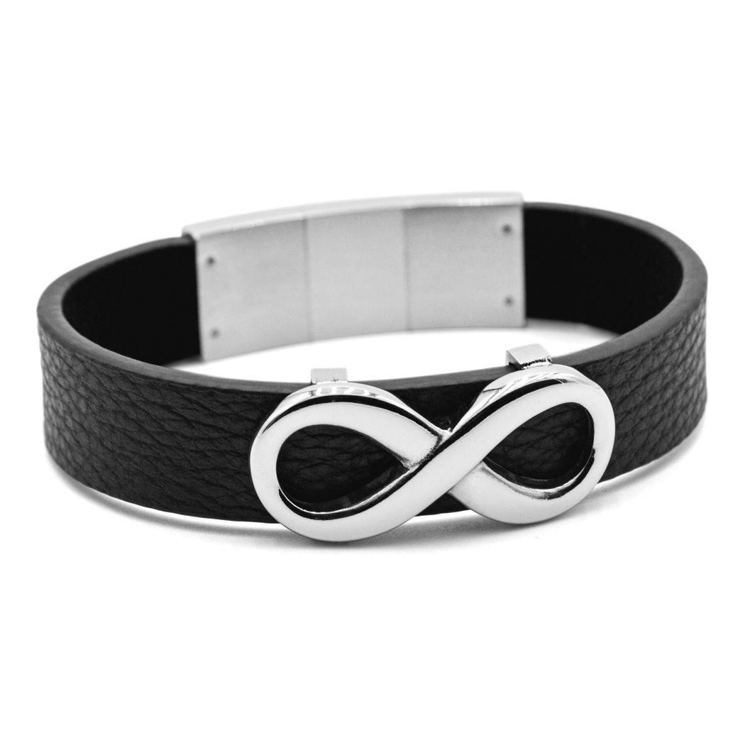 Lederarmband Infinity
