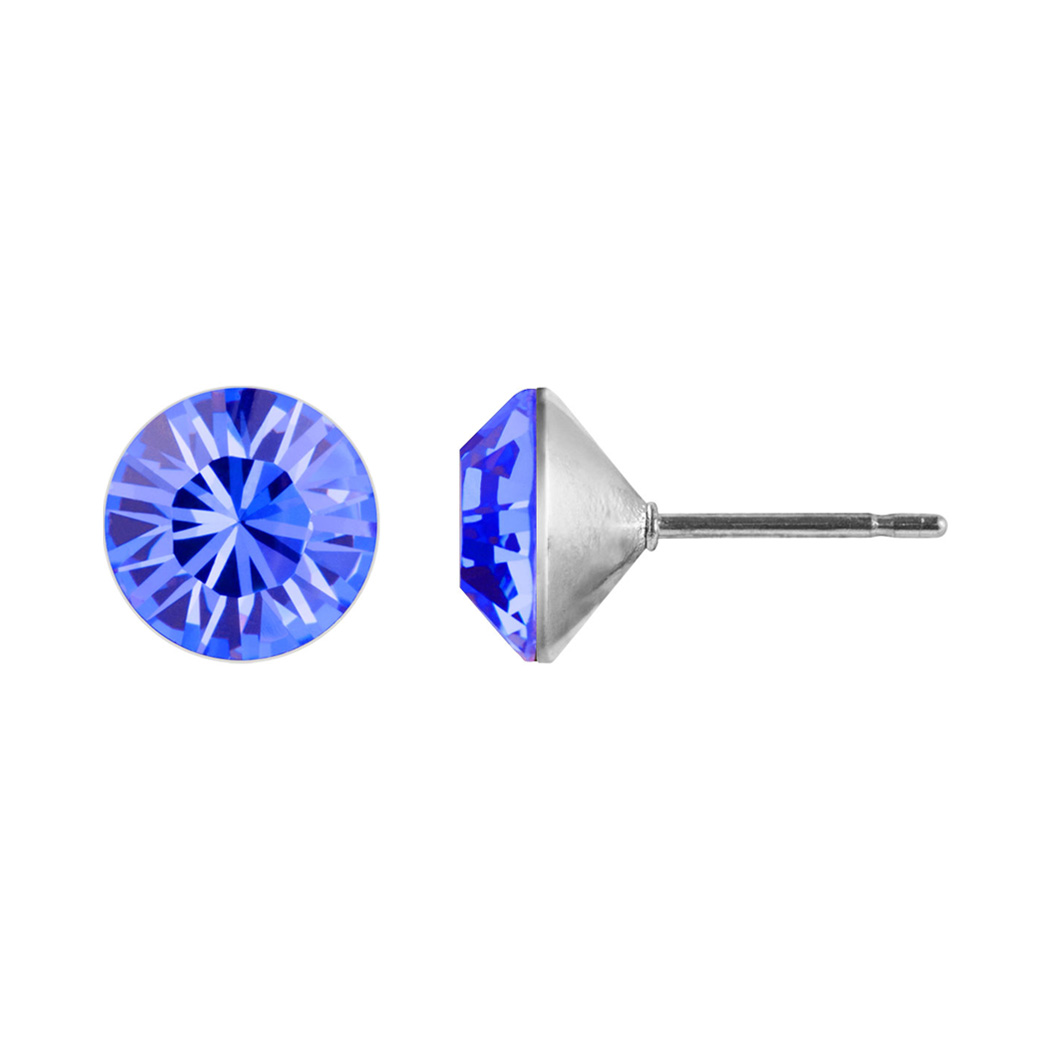 Ohrstecker Aurelia mit Premium Crystal in Sapphire
